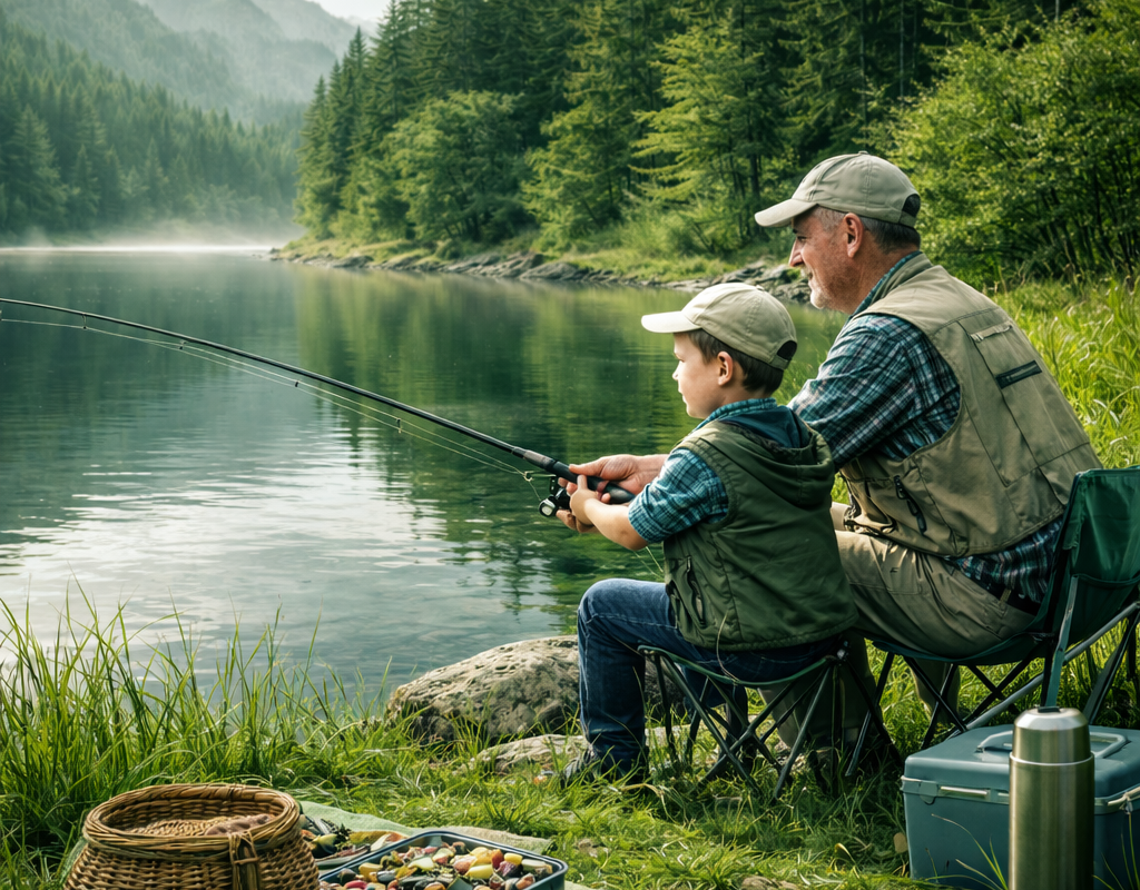 lake-fishing-borjomi-green-nature